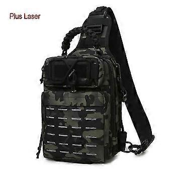 Laser Molle Taktische Campingtasche Militär Rucksack Brustschlinge Outdoor FIshing Rod Taschen Männer Sport Handtaschen Umhängetasche XA290A