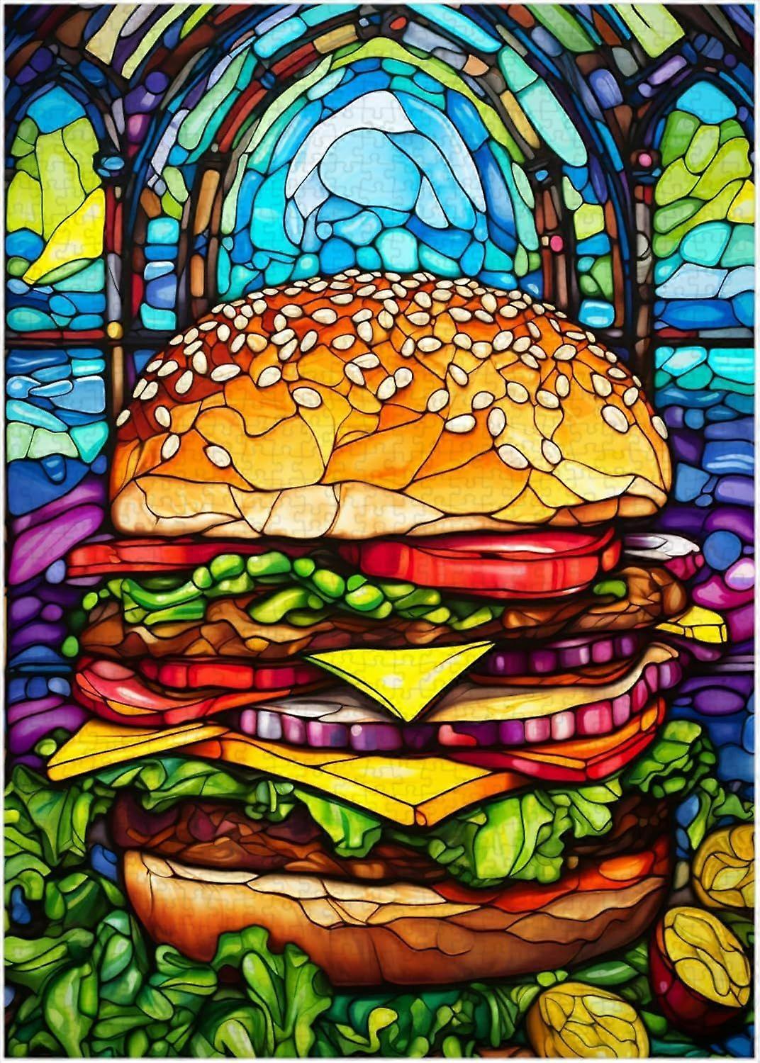 Puzzle s burgerem AZQ557