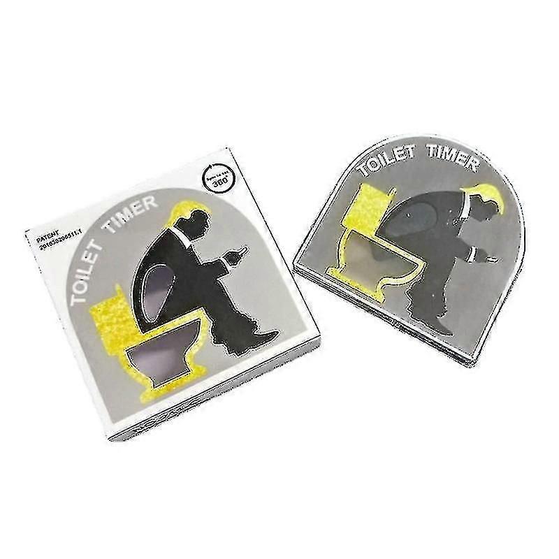 Creative Toilet Timer Countdown Machine Mechanical Alarm Clock Bathroom Toolyellow
