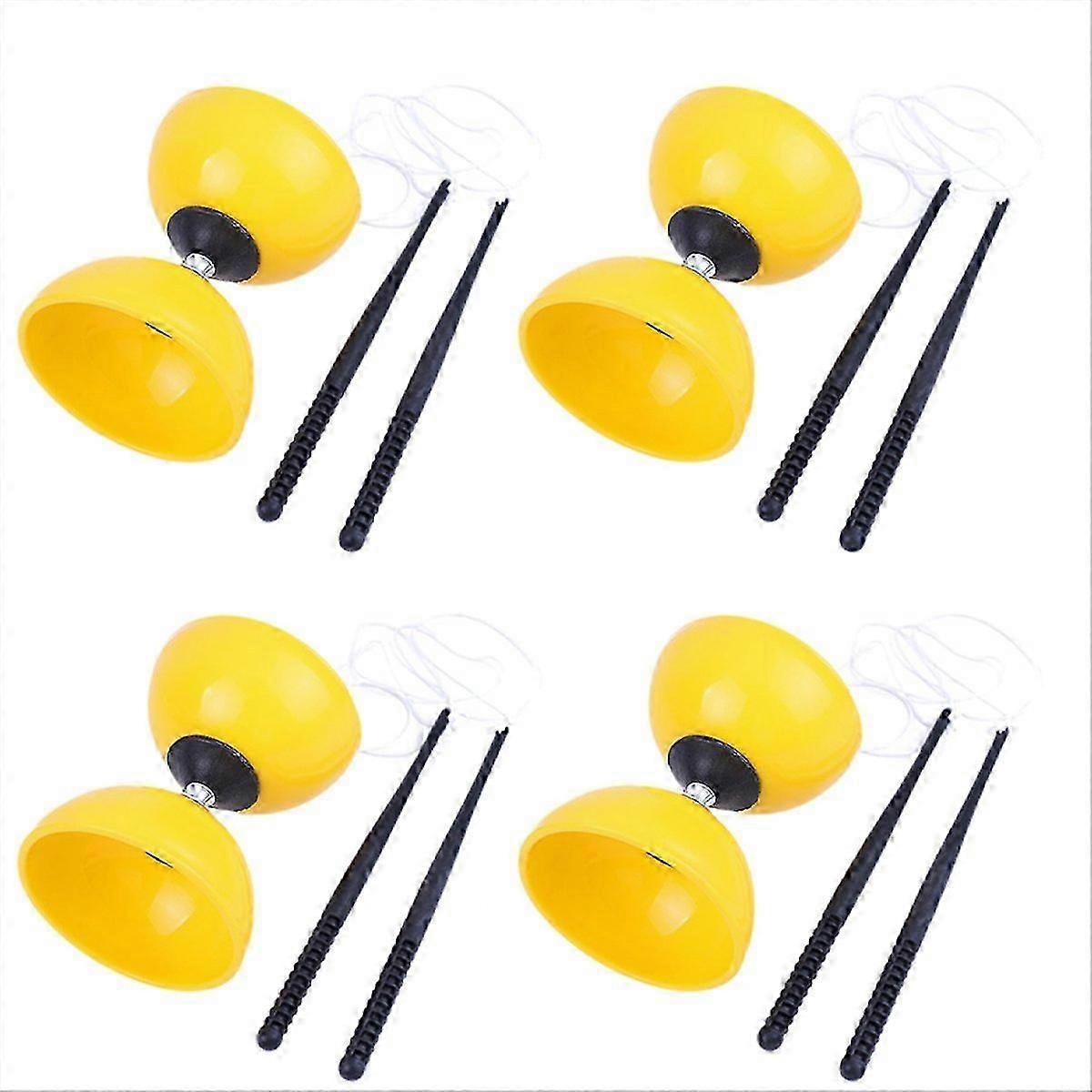 Double-Headed Shaking Rod Diabolo Yellow