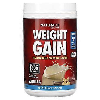 Naturade, Ganho de peso, Baunilha, 2,5 lb (1,2 kg)
