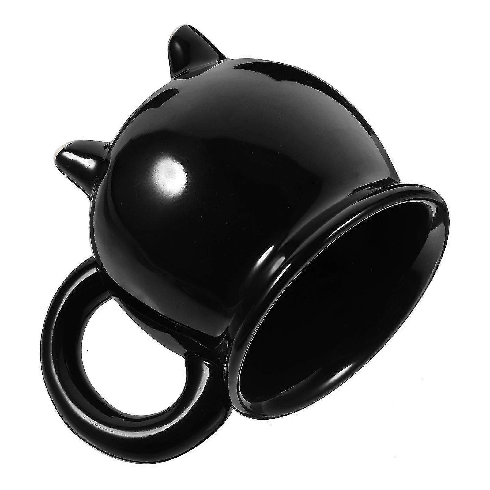 Halloween Decorative Drinking Cup 4Pcs Ceramic Cauldron Coffee Mug