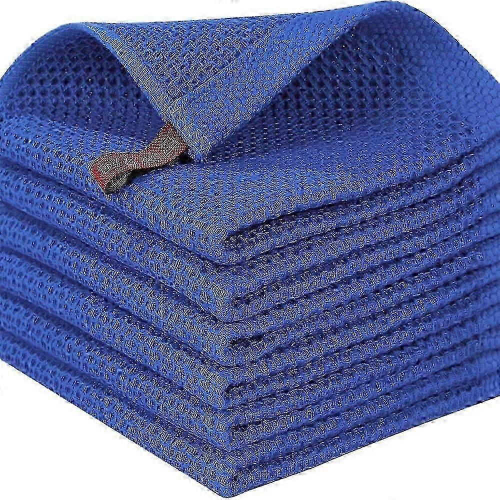 Quick-Drying Waffle Cotton Dish Towels