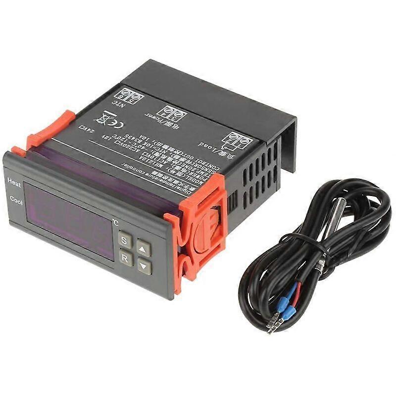 Adjustable with Sensor Probe LED Thermostat Digital Temperature Controller MH1210B Small Building Electronics Projects for Applications