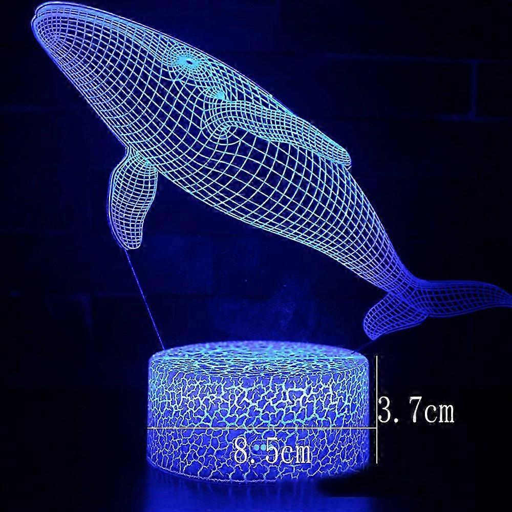 Ocean Animal 3D Lamp with Remote