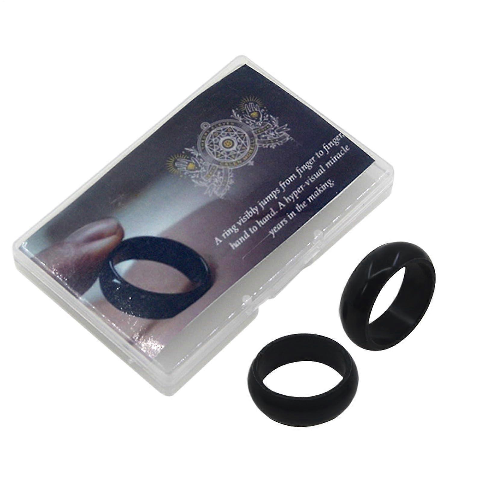 Magic Ring Trick Set 2Piece Stage Magic Props with Easy Learning Design for CloseUp Shows