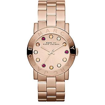 Marc by marc jacobs amy Quartz Analog Woman Watch with Stainless Steel Bracelet Gold Plated MBM3216