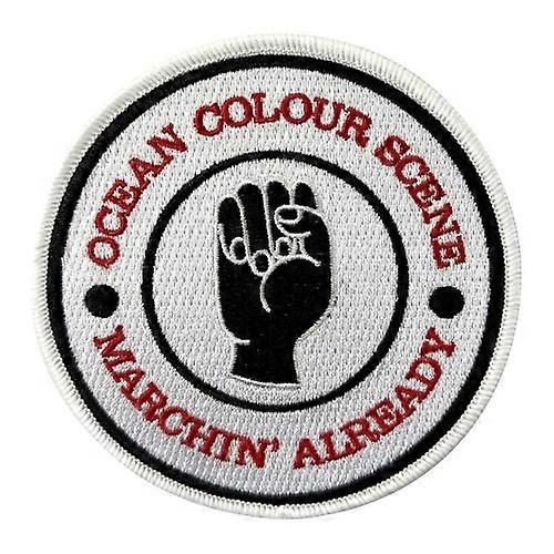 Ocean Colour Scene Woven Iron On Patch