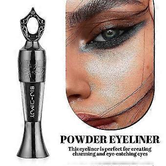 Powder Eye Liner, Intense Color, Long Lasting Smudge Proof, Rich Vibrant Shades, Smooth Formula, Precise Tip, For Daily Festival Concert Makeup, Suita