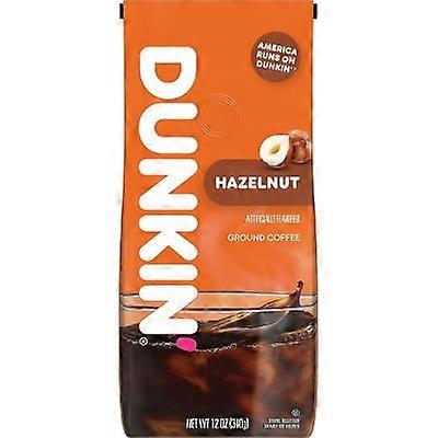 Dunkin' Hazelnut Flavored Light Roast Ground Coffee, 12 oz