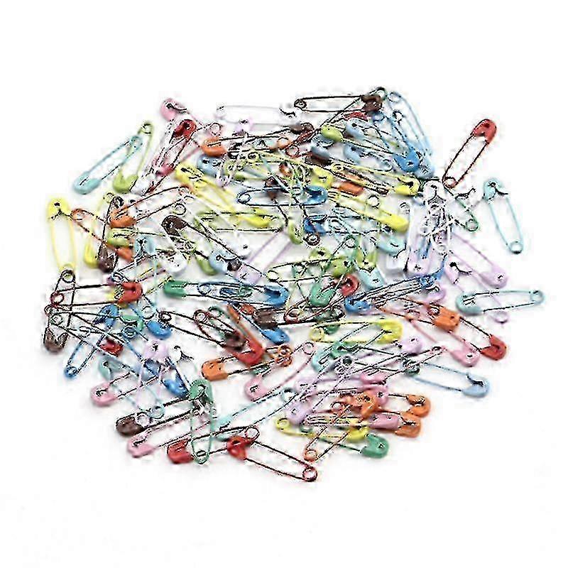 120pcs Assorted Steel Safety Pins Candy
