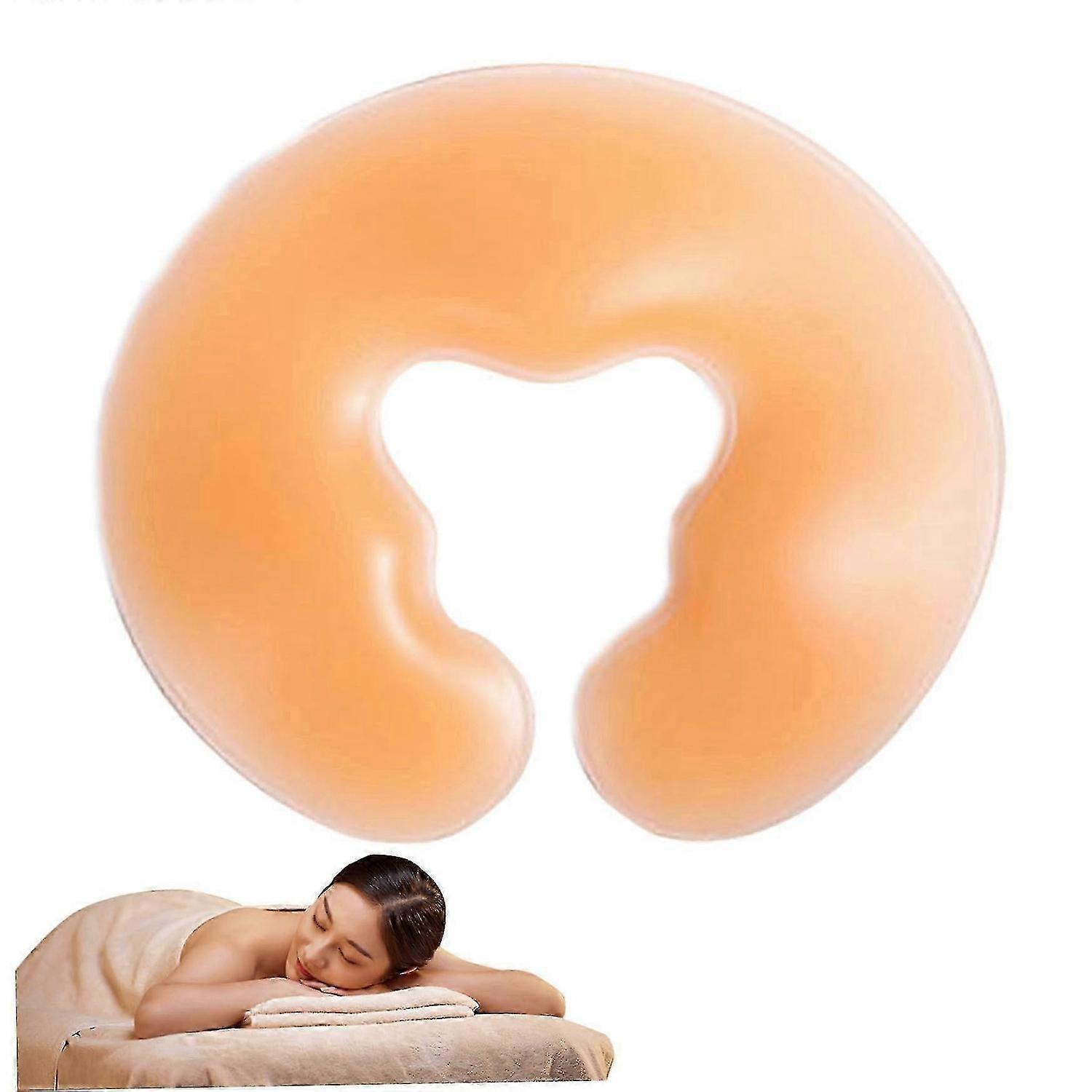 Silicone UShaped Spa Pillow Stable