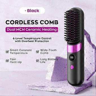 USB Rechargeable 2-in-1 Styling Brush