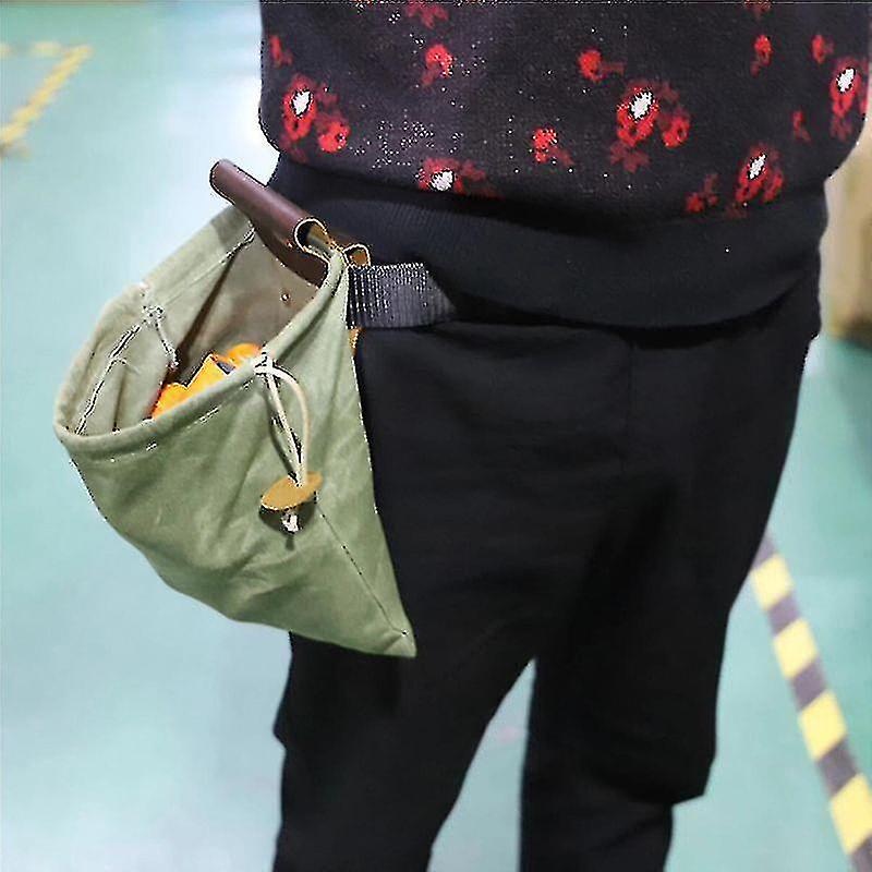 Sac à Ceinture De Randonnée En Toile - Pliant, Pour Cueillette, Rando Ou Camping - Taille Moyenne