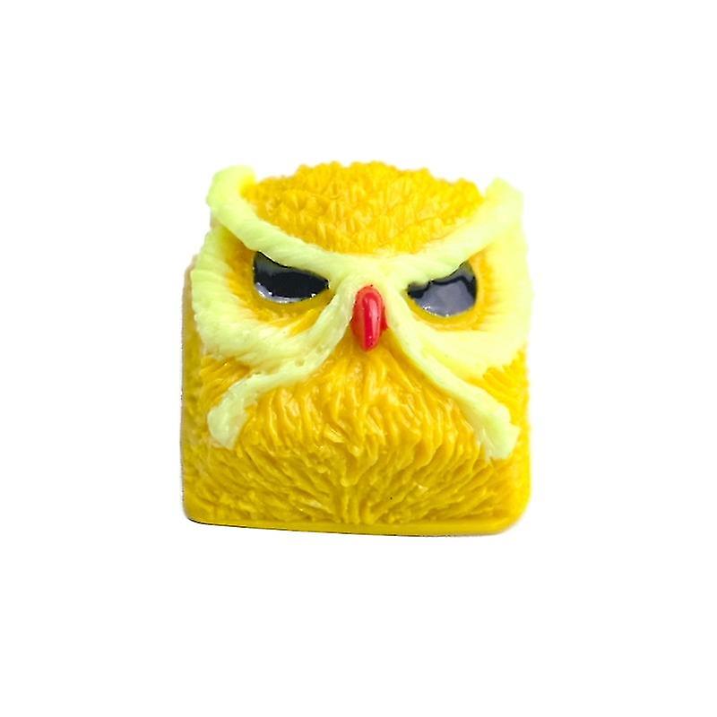Cartoon Owl Resin Dye Upgrade Keycap 1pc Oem Profile Custom Keycap R4