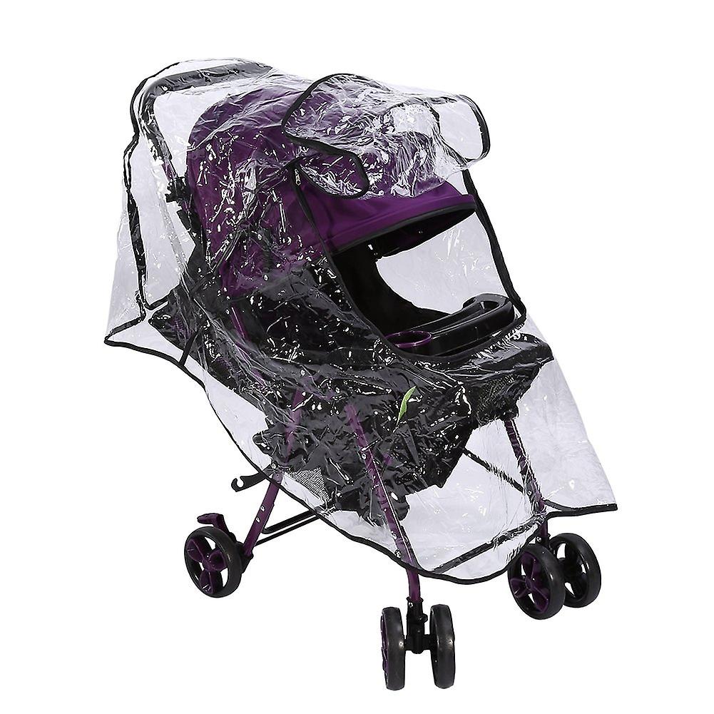2023 - Universal Stroller Rain Cover, PVC Waterproof Stroller Rain Cover Dust Wind Shield Stroller Accessor