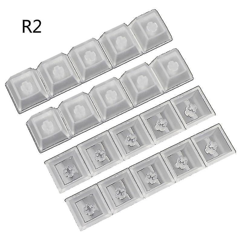 Diy Gaming Keyboard Cherry Profile Transparent Layer Abs Matte Backlit Keycap