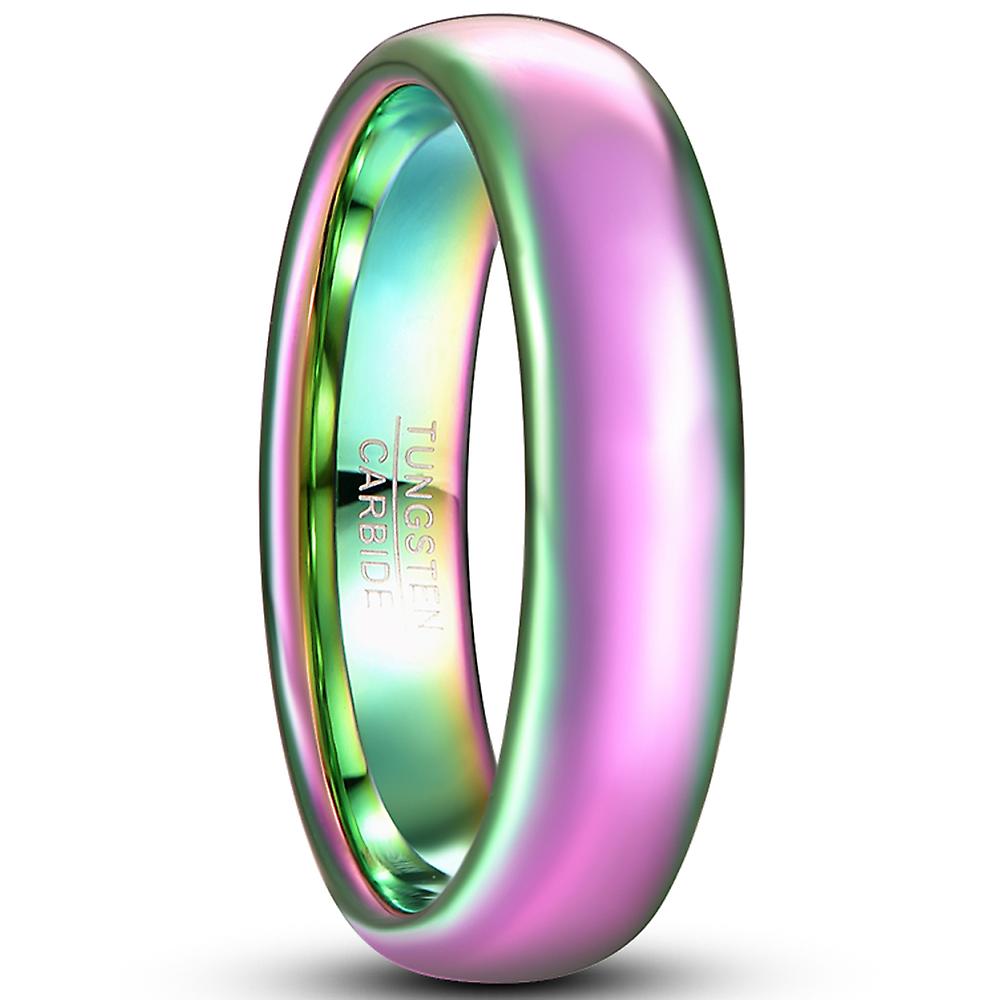 6mm Width Men's Tungsten Carbide Steel Ring