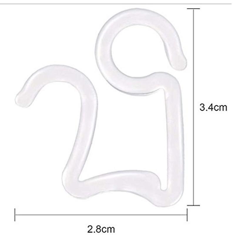 100 Pcs Light Hook, Exterior Roof Gutter Hooks, Plastics