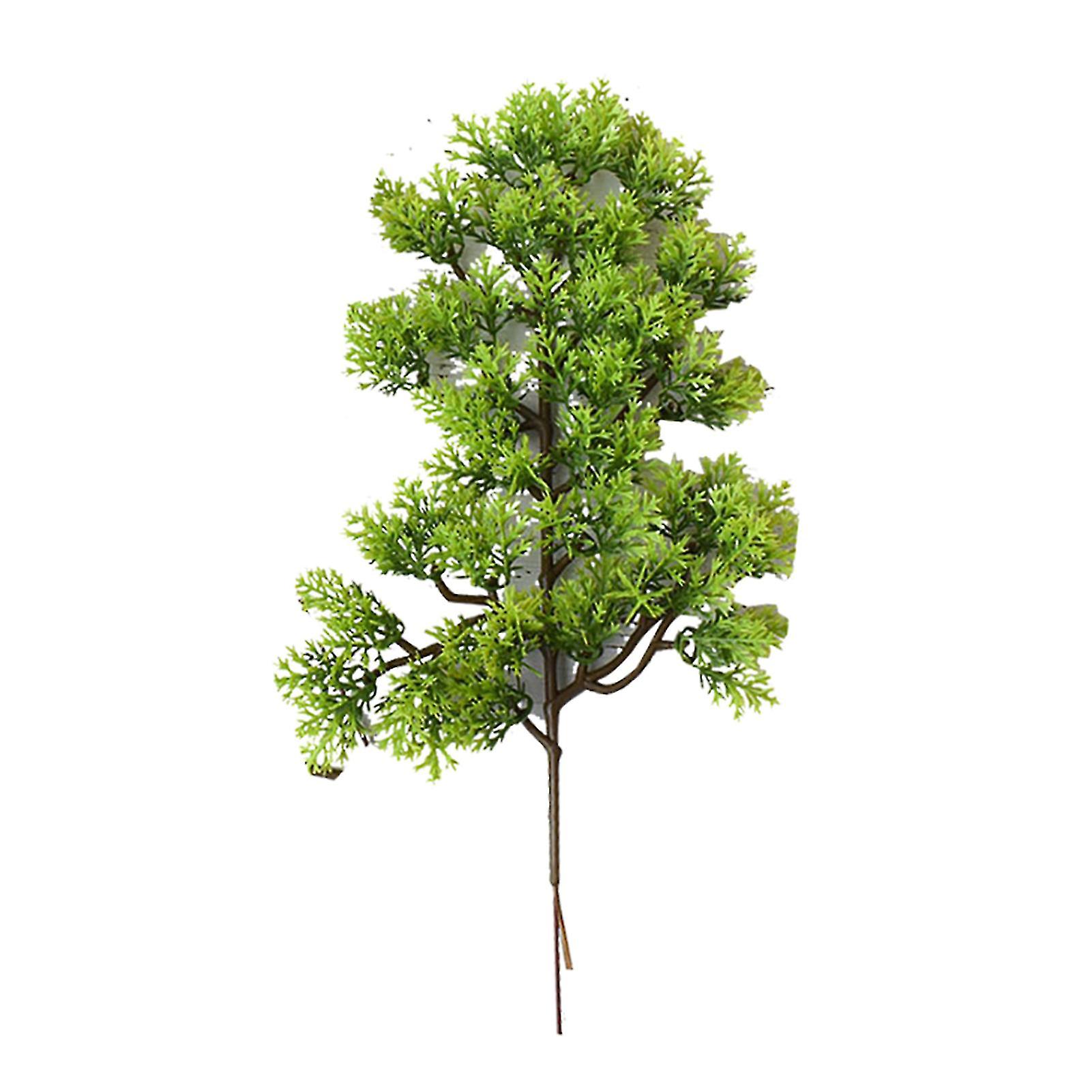 1pc πλαστικό ψεύτικο τεχνητό πεύκο Cypress φυτό Bonsai Κήπος Home Office Διακόσμηση