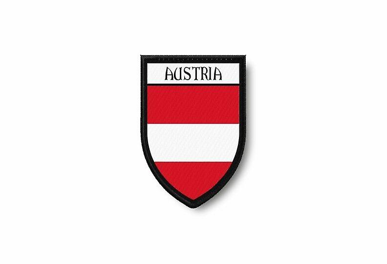 Patch Ecusson Termocollant Edge Brode Flag Prints Austrian Austria