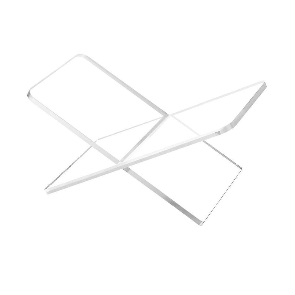 Acrylic Book Holder X-shaped Display Stand For Cookbook Recipe Menu Magazines Storybook Holder For Display,transparent S