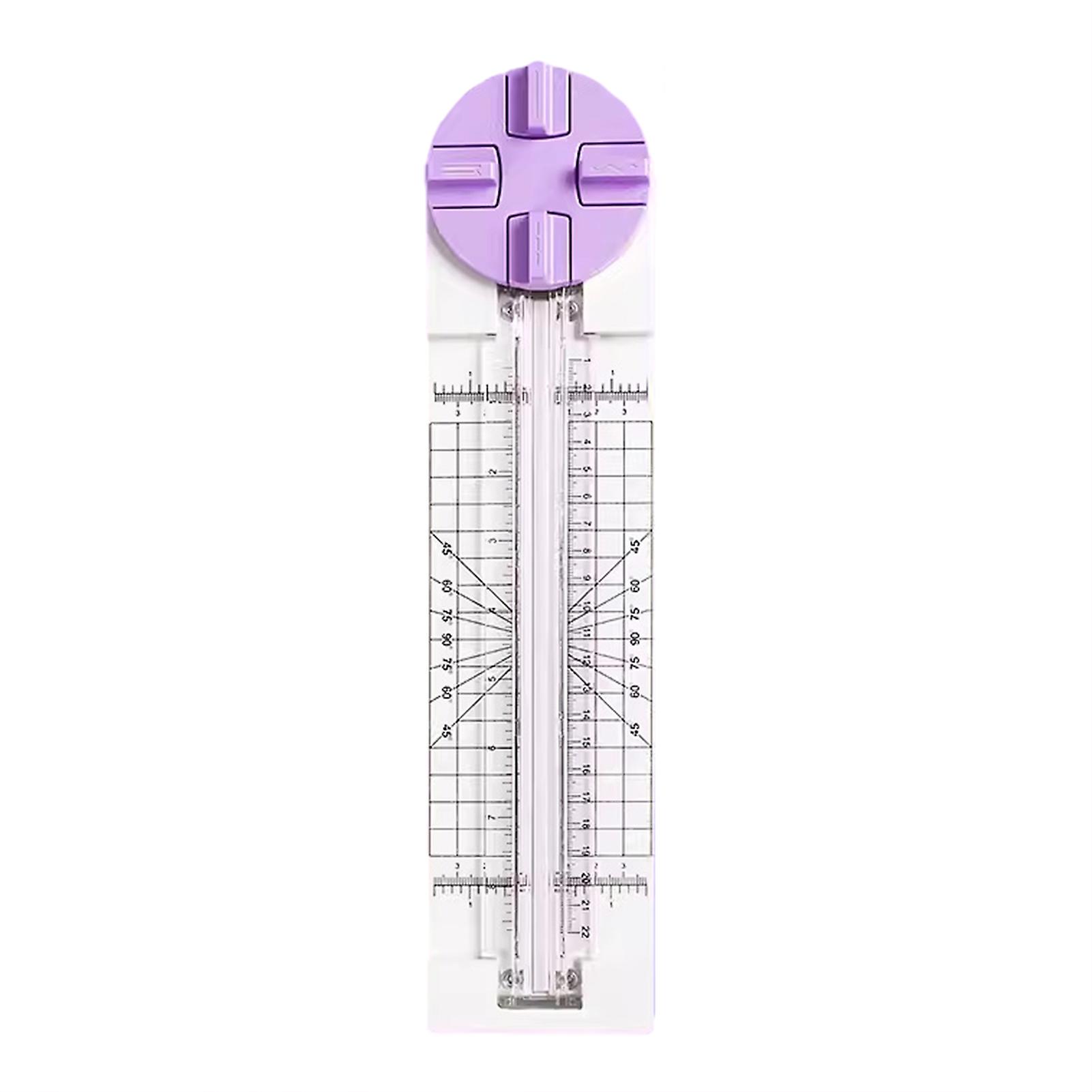 Portable 4-in-1 Mini Paper Cutter Multi-Purpose Easy Carry Paper Trimmer for Diary Journal