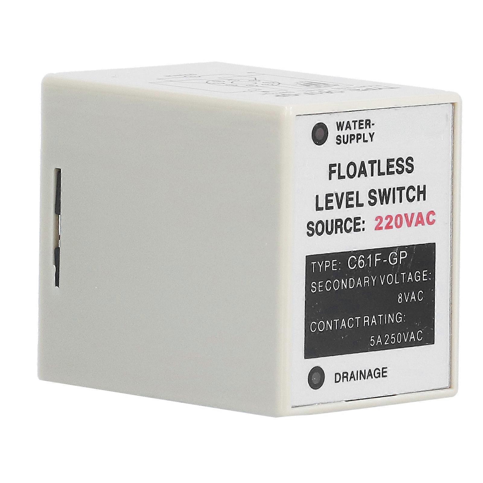 BERM Floatless Level Relay Liquid Switch Controller Electrical Equipment C61FGP AC 220V