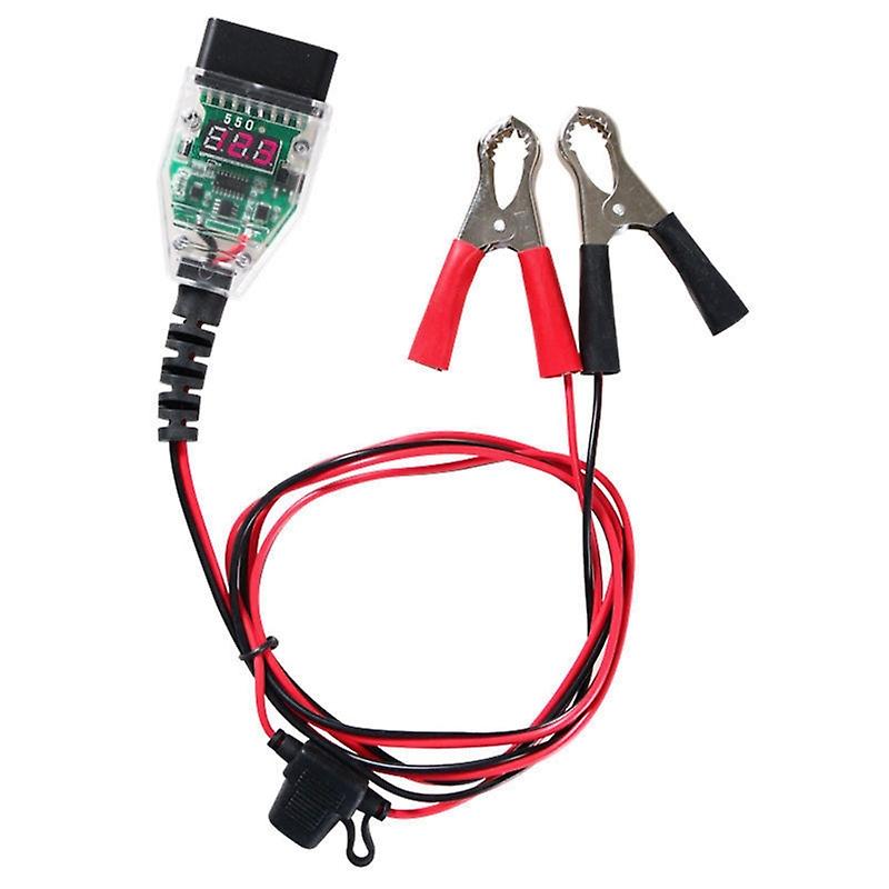 Car Computer OBD2 ECU Emergency Power Cable Memory Saver Battery Connector Tool