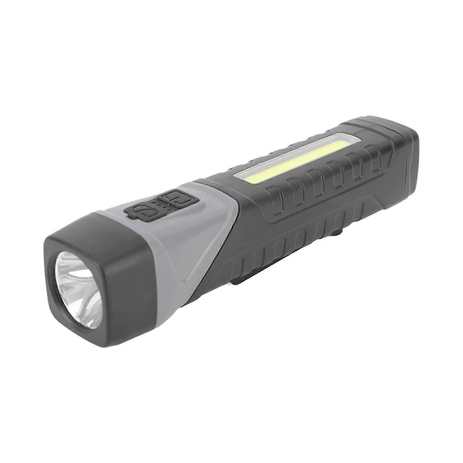 LED COB Flashlight Super Bright IPX4 Waterproof 5 Modes Rotatable Magnetic Flashlight with Clip for Work Camping 