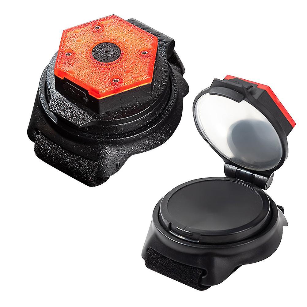 USB Rechargeable Lamp Reflex Bicycle Handlebar Rearview Mirror With Wrist Strap p