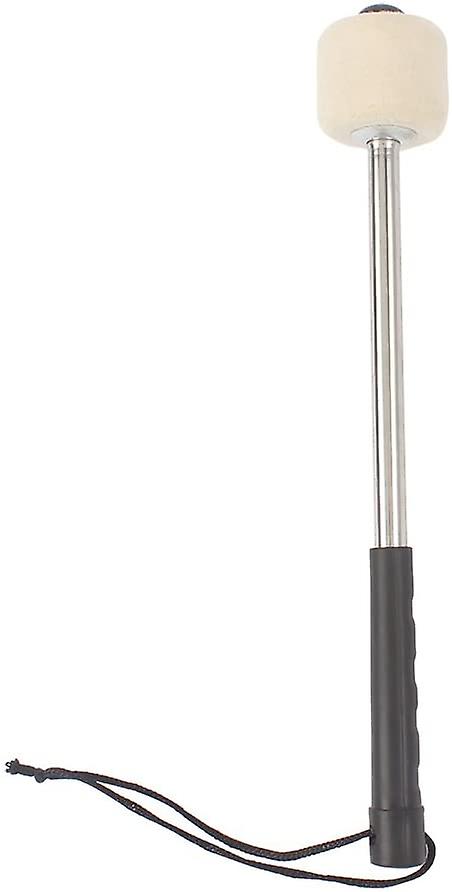 2024Bass Drumsticks دائم الصوف شعر رئيس أفخاذ معدنية قرع مسيرة الفرقة اكسسوارات Percuss