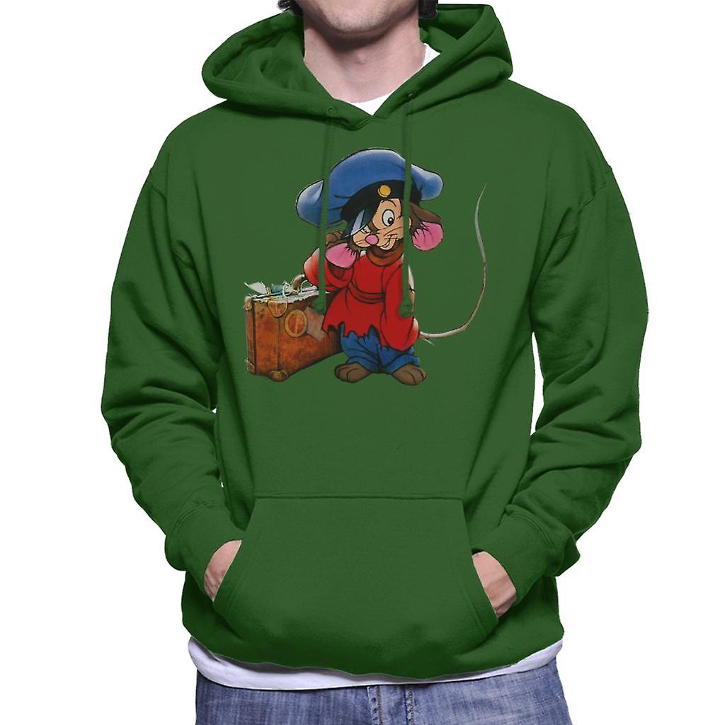 An American Tail Fievel Mousekewitz And Suitcase Men's Hooded Sweatshirt