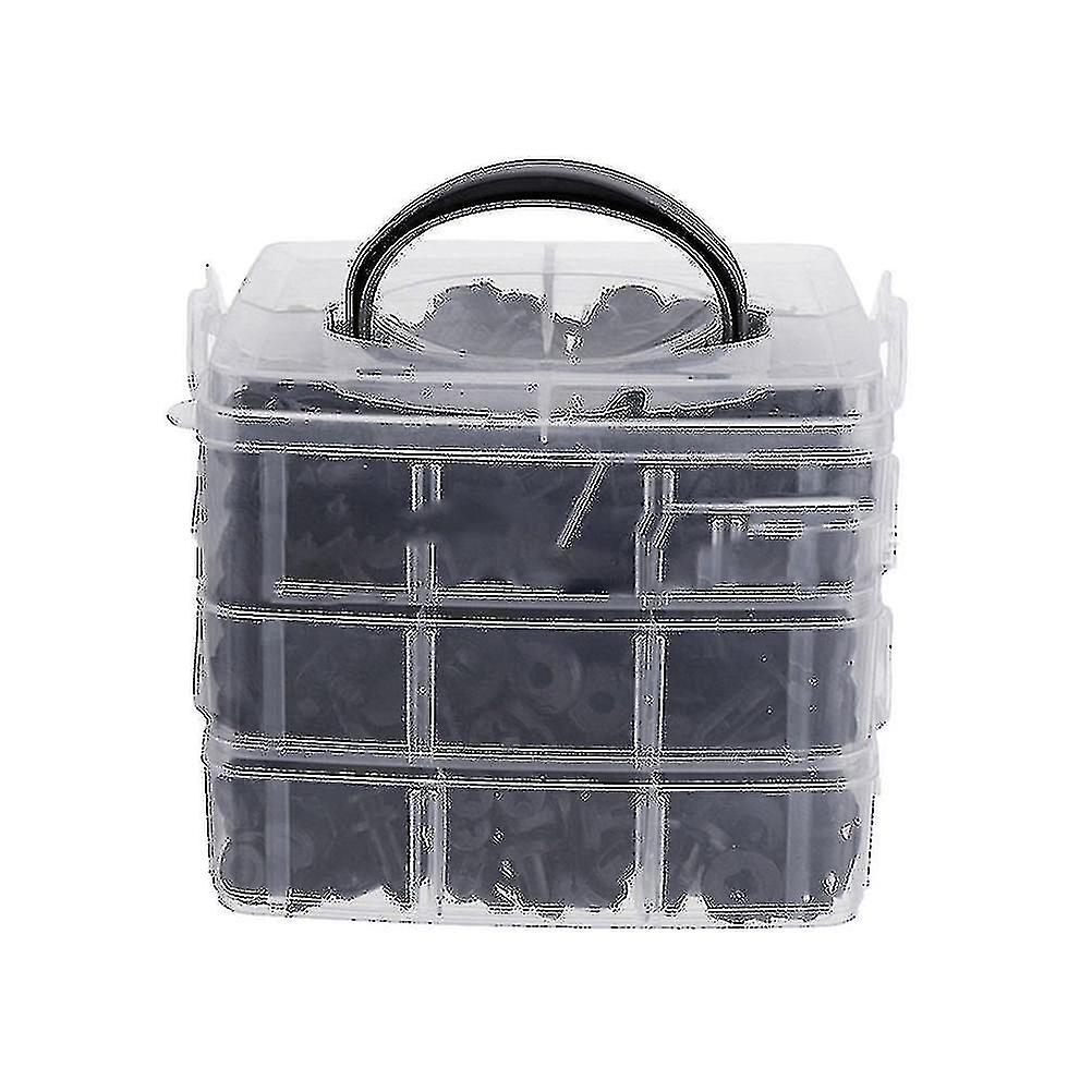 620x Car Push Pin Rivet Trim Clips - Plastic Panel Fasteners Interior Fixing Tools