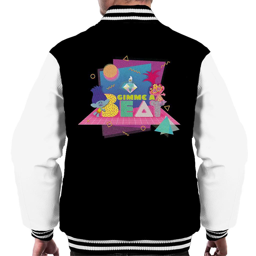 Trolls Gimme A Beat Men's Varsity Jacket