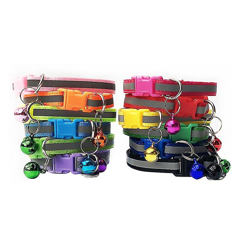 12pcs Reflective Pet Collar