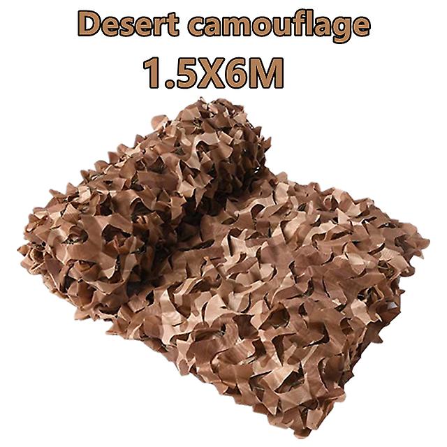 Mj Desert Military מחוזק הסוואה רשת חול בז '150d בד אוקספורד, מתאים לגינה בצל חיצוני נסתר רשת טרסה