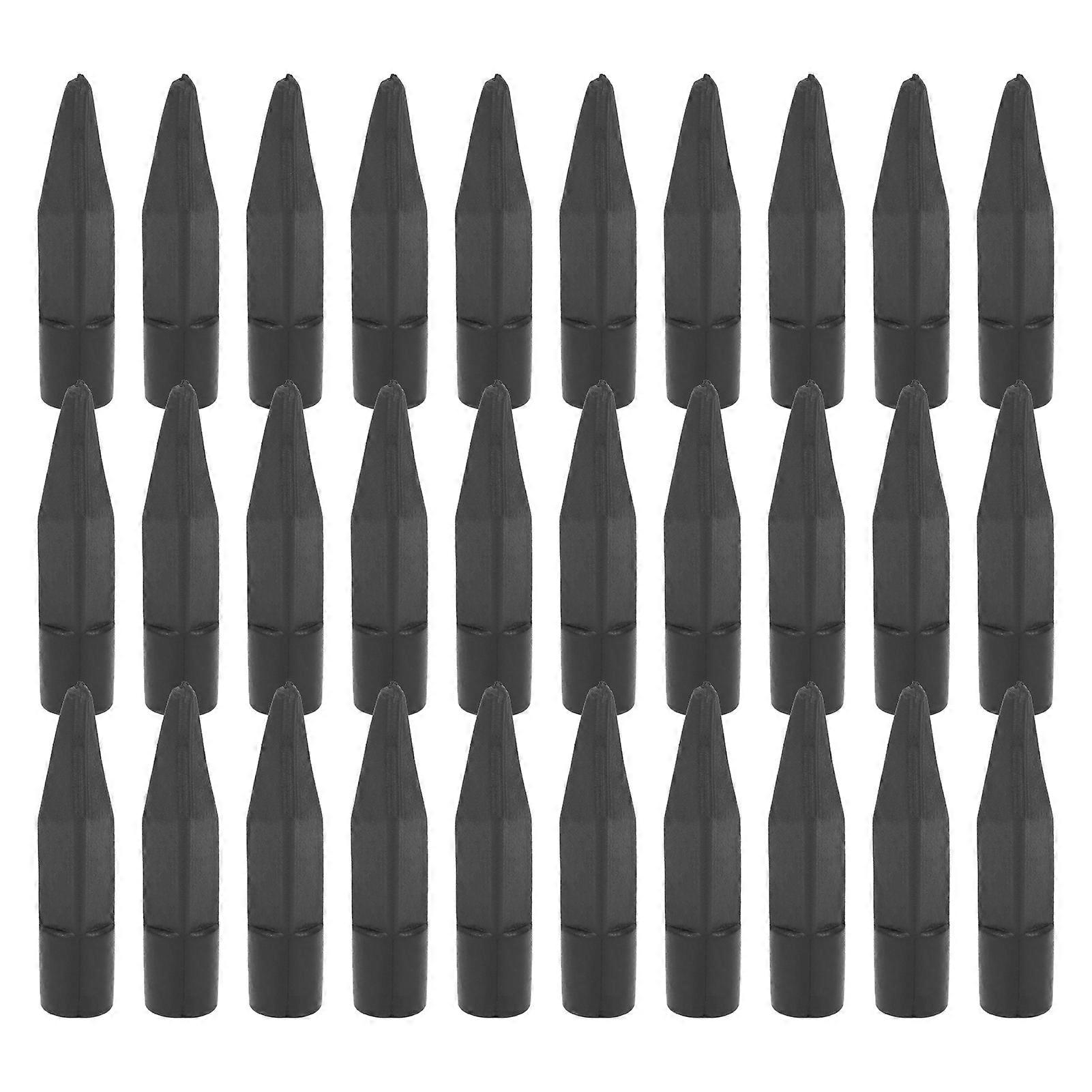 30pcs Rubber Soft Arrowhead Safety Rubber Arrowhead for Outdoor Shooting Practice Entertainment8mm/0.31in