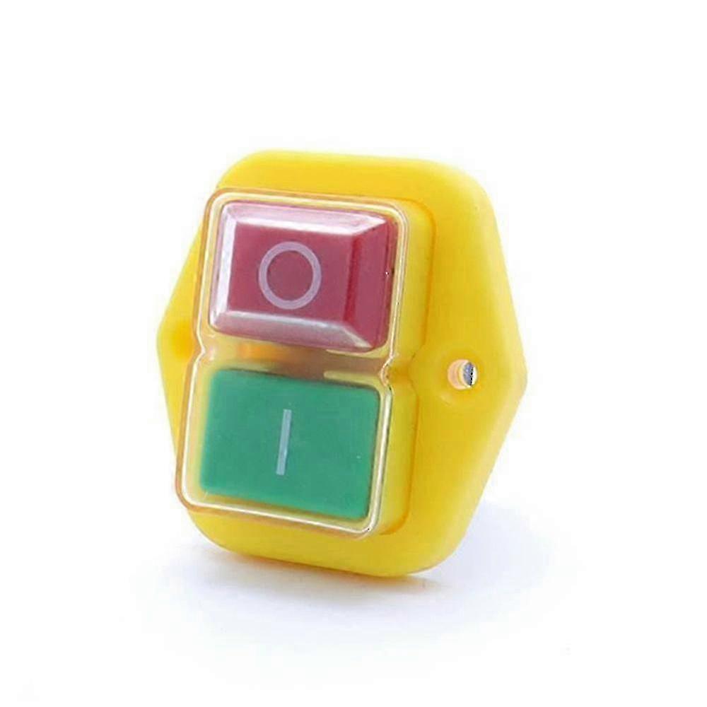 1pc Kjd17b Button Switch 220v-240v 16a 5-pin Tool Switch