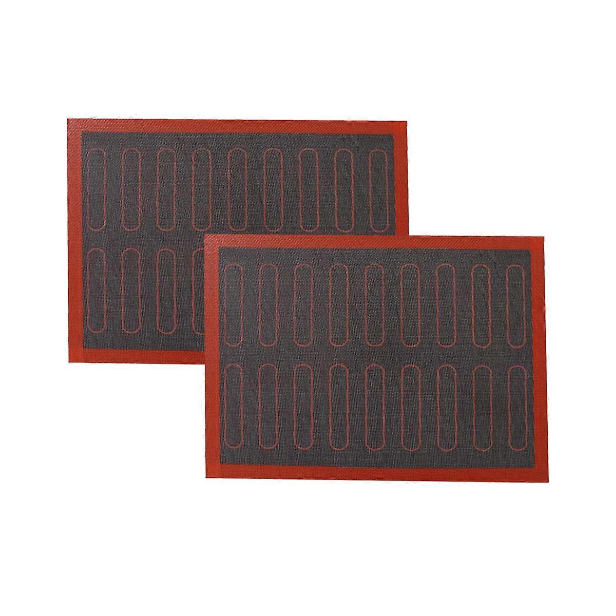 2PCS18-turn / 12-turn Macaron silicone baking mat Multi-functional silicone mat is not easy to stick powder fondant