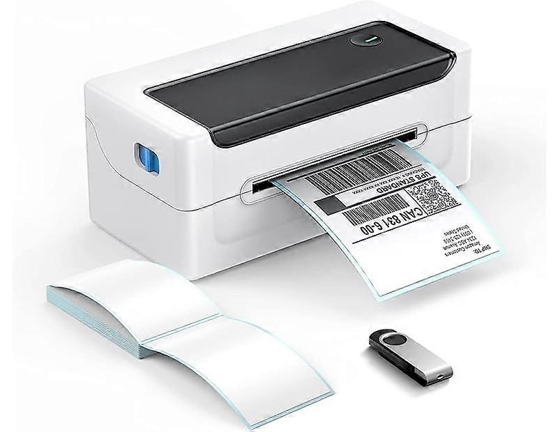 Label Printer, 4x6 Desktop Label Barcode Printer with 150mm/s High-Speed for Home Small Business Easy Setup for Windows Mac