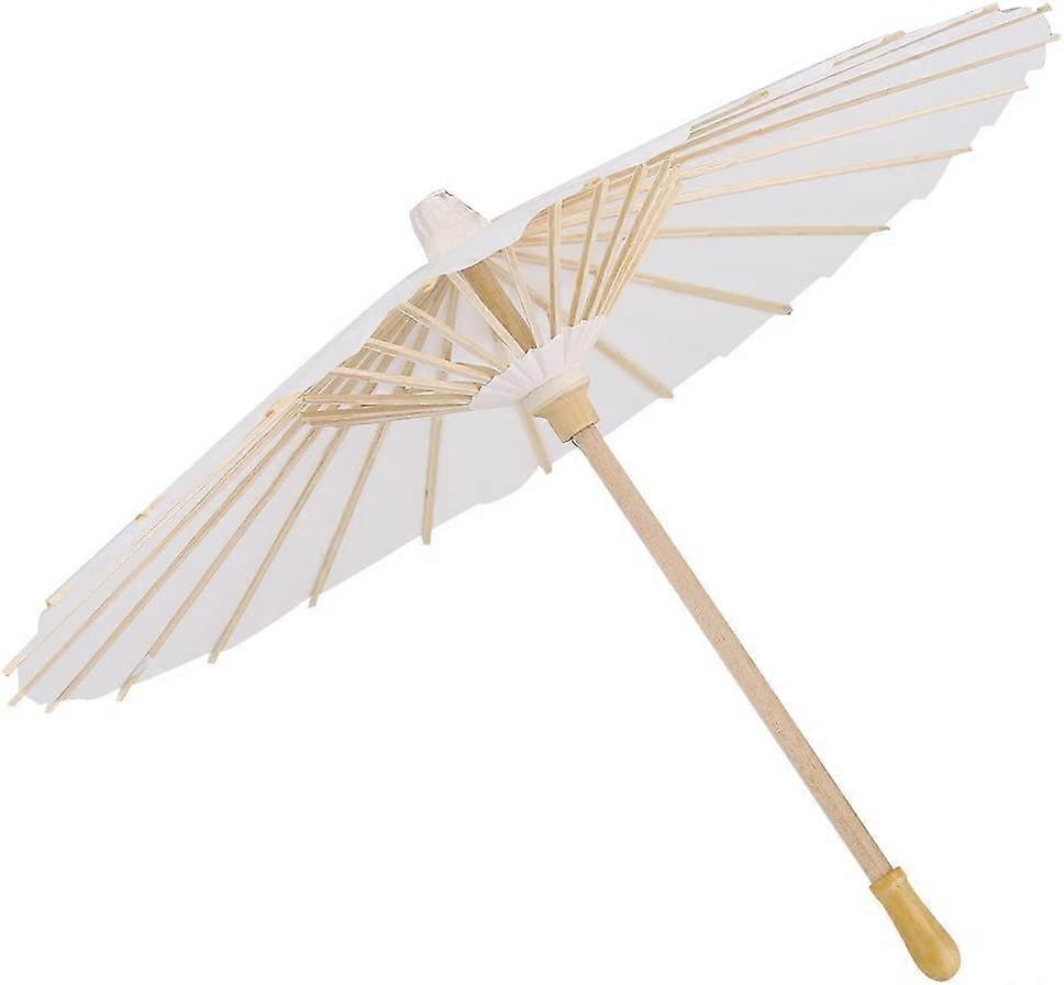 ציור יד DIY צילום אביזר קוספליי מטריית נייר מסגרת במבוק סינית מסורתית (40 ס"מ)