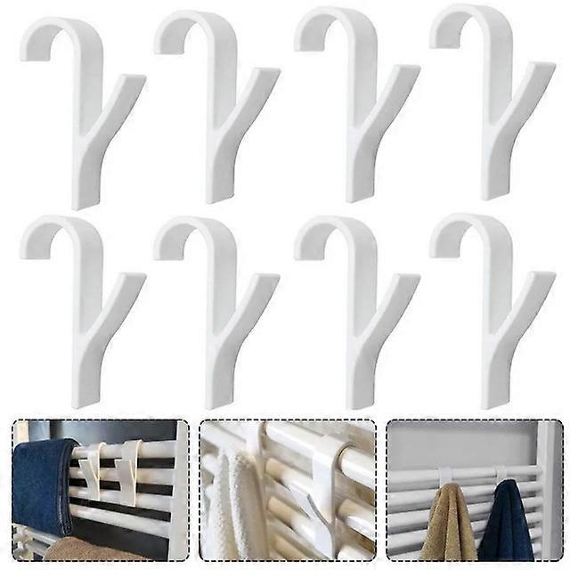 4/8pcs Radiator Hanger for heated towel radiator rail hook, Suitable for poles wide 3CM