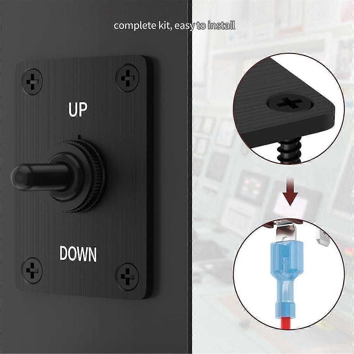 Momentary 30A Toggle Switch Waterproof 12V (ON)/Off/(ON) 3 Pin SPDT ...