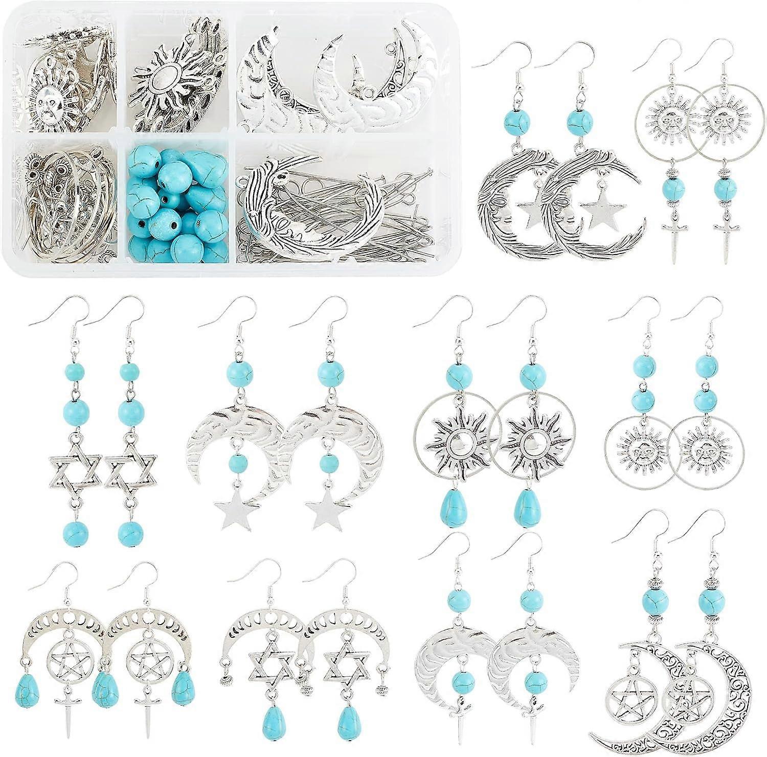 moon star earring kit