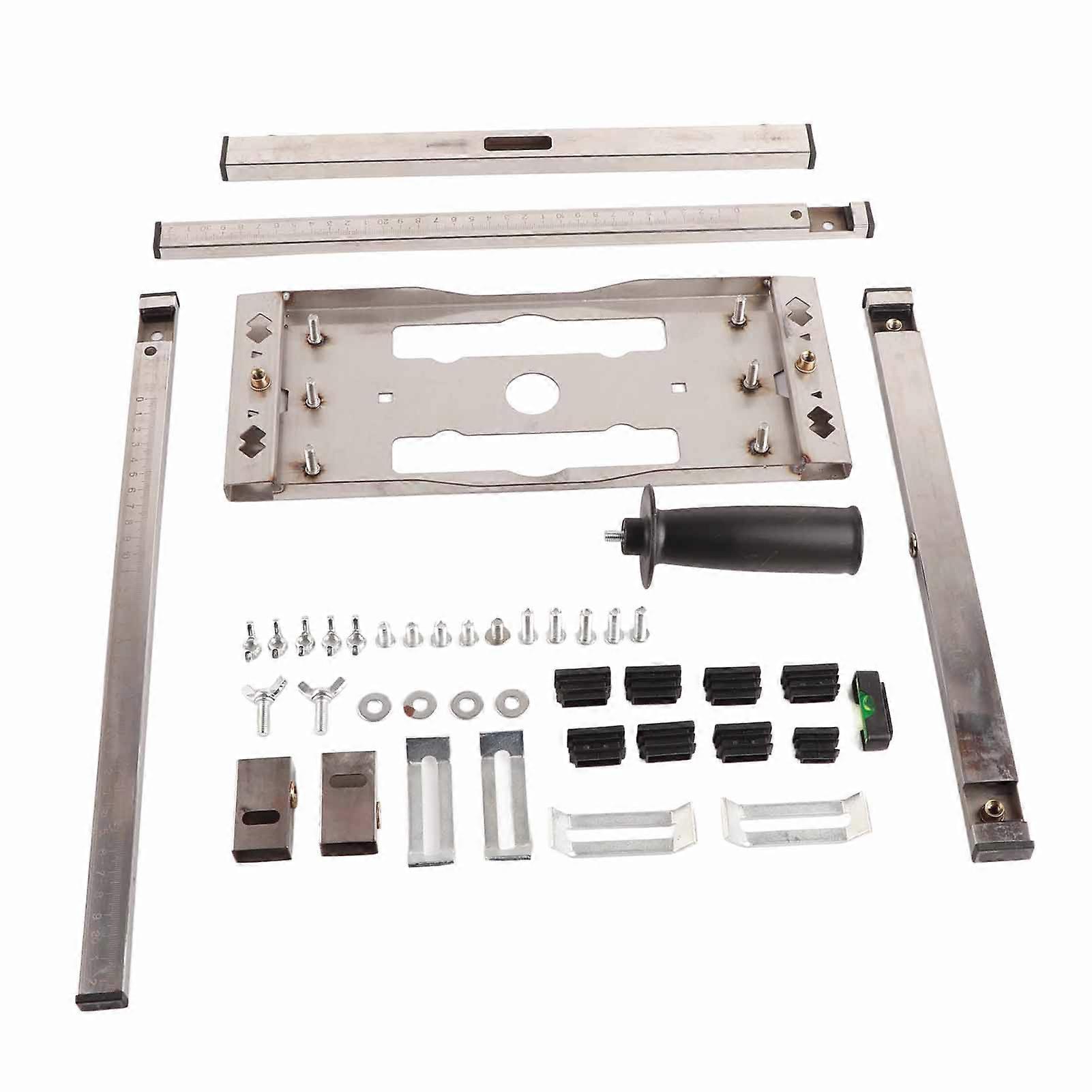 Steel Edge Guide Positioning Cutting Board Cutting Machine Portable Saw Bottom Board Multi Function Wood Modified Positioning Frame Tool