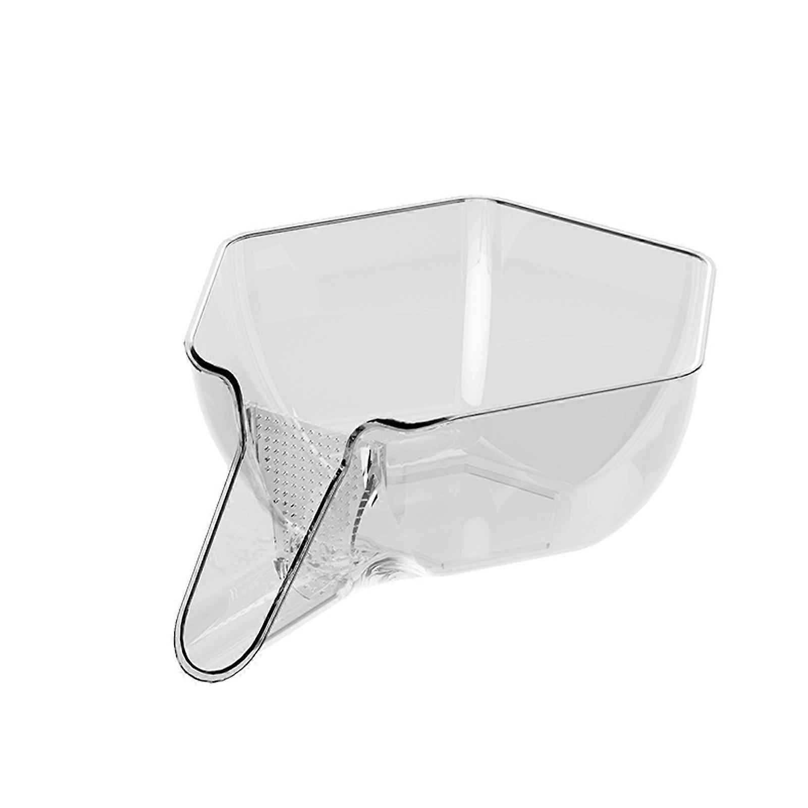 Multi-functional Drain Basket with Funnel Plastic Strainer Basket Drain Bowl for Fruit Vegetables Washing Filter