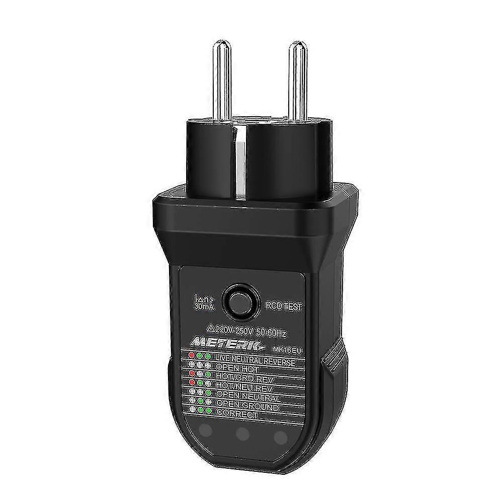 Meterk D Rcd Electric Socket Er Automatic Neutral Wire Te Electric Circuit Ity Detector Plug Breaker Finder Elect