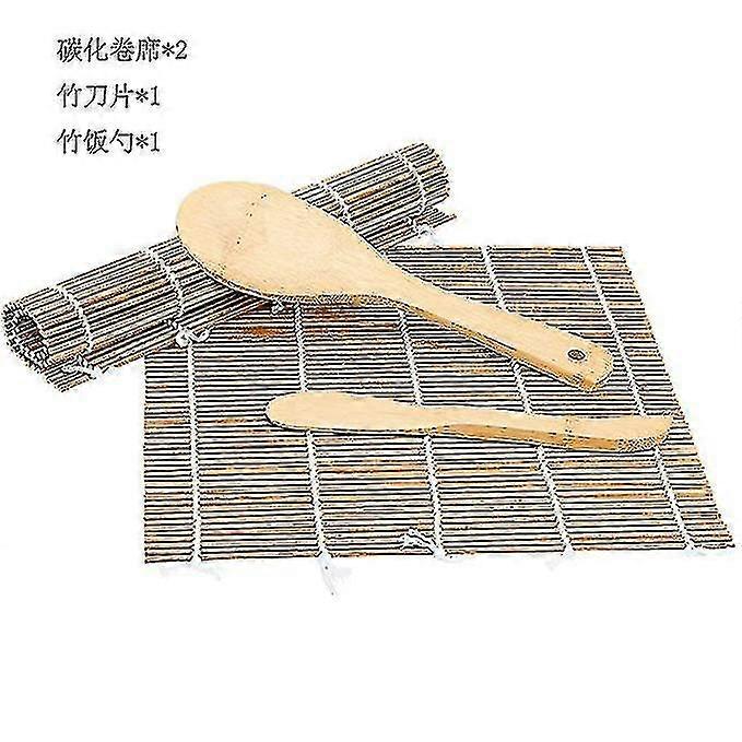 Bamboo Sushi Roll Mat Set For Diy Sushi
