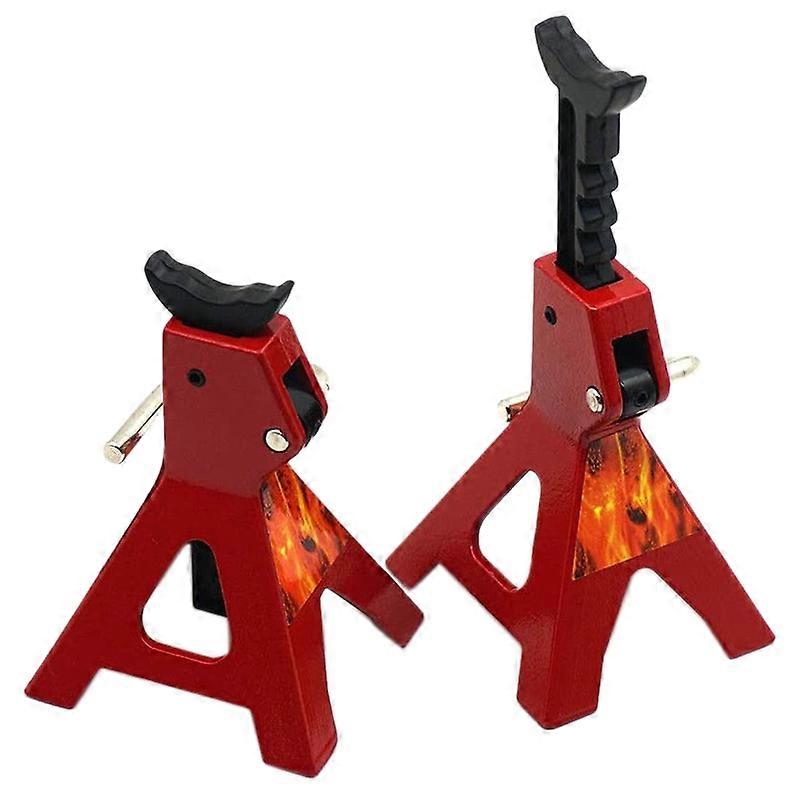 RC Jack Stands,2Pcs 6 Ton RC Car Scale Jack Stands for Axial SCX10 Wraith TRX4 D90 CC01 RC Quick Re